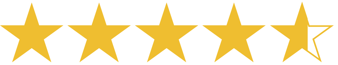 picture of a 4.6 out of 5 star rating